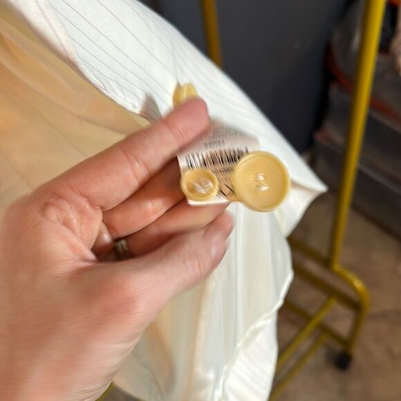 IPEKYOL Pink and cream  Pinstripe Women's Blazer - Picture 10 of 12